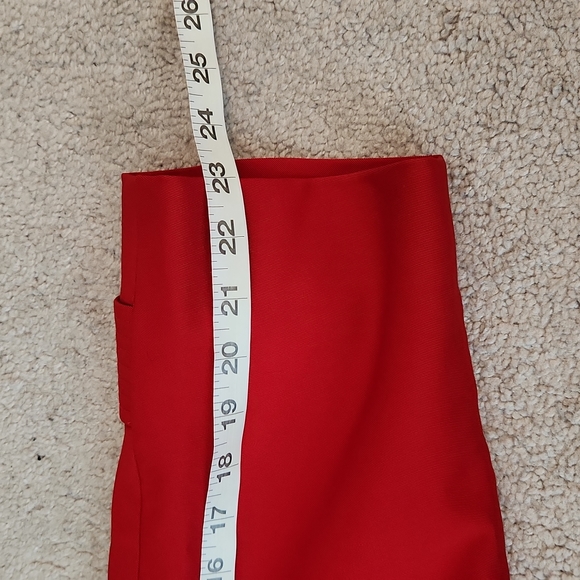 Linda Allard Ellen Tracy red trench coat 2 - Picture 10 of 13